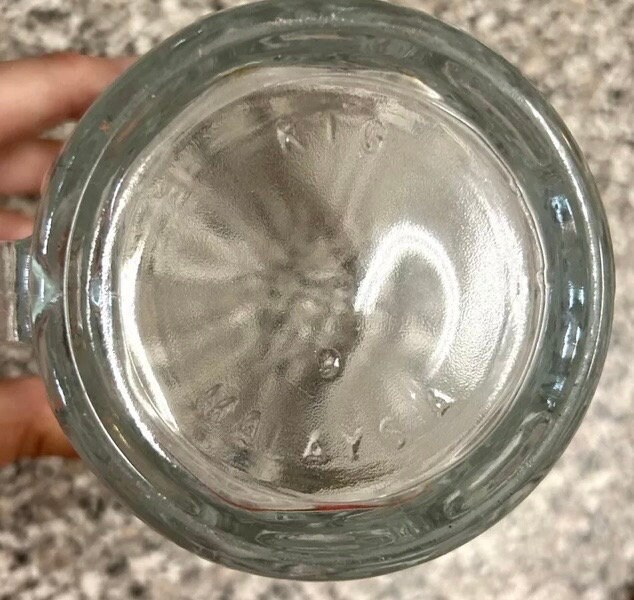 3 KLG Malaysia Dimple Beer / Tea Glass / Mug - Etsy