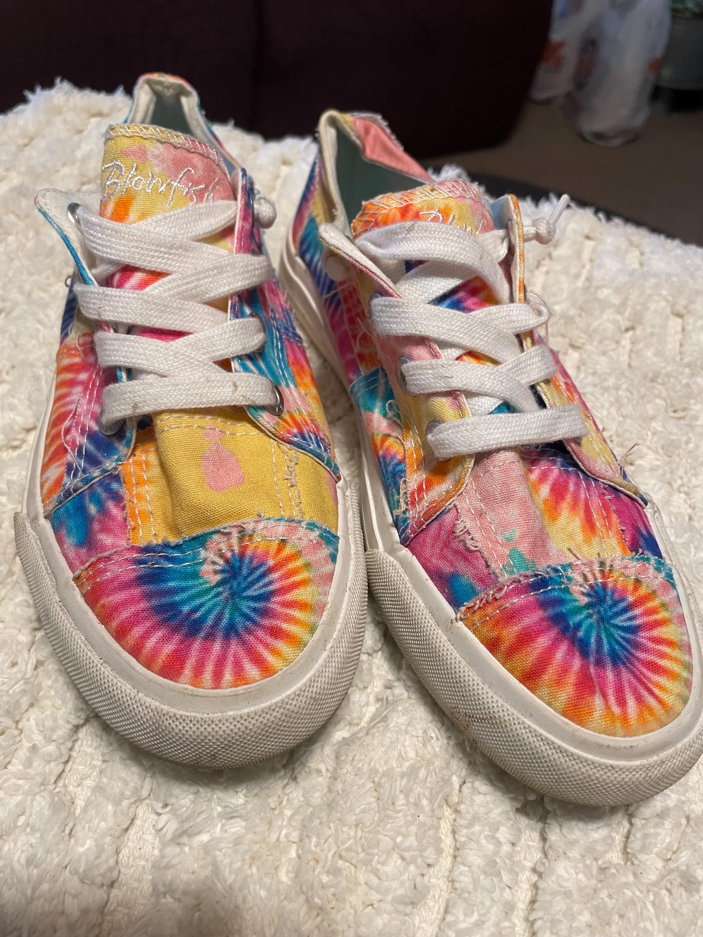 Blowfish Snakeskin Sneakers Vex Natural Zigzag Canvas Sneakers