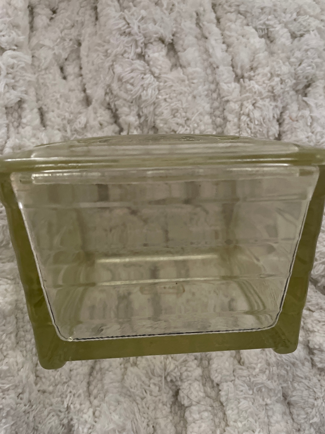 Vintage Glasbake Square Refrigerator Dish With Lid Yellow - Etsy