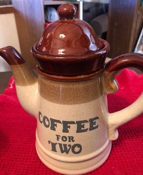 Cafetière vintage en céramique pour deux personnes Canada