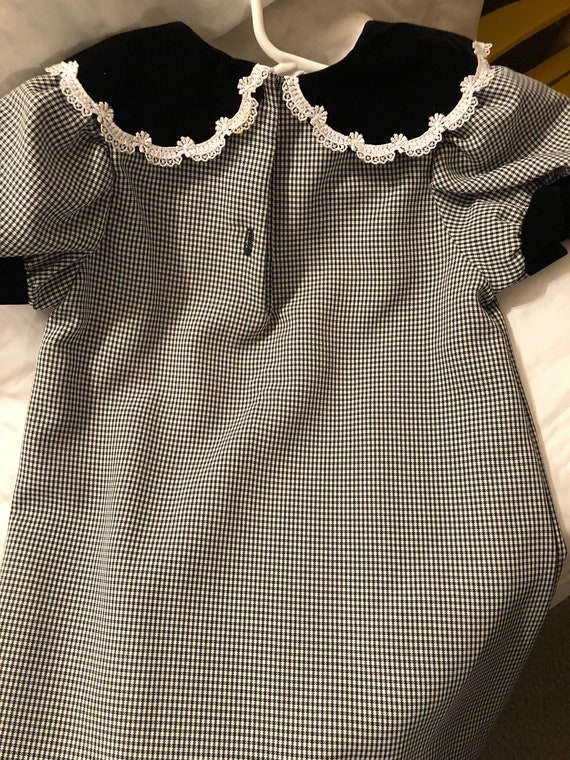 Girls 3T Piccolo black & white dress - image 2