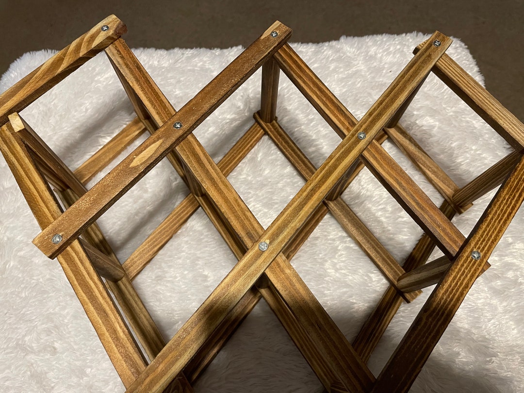 Small Wooden Accordion Rack - Etsy