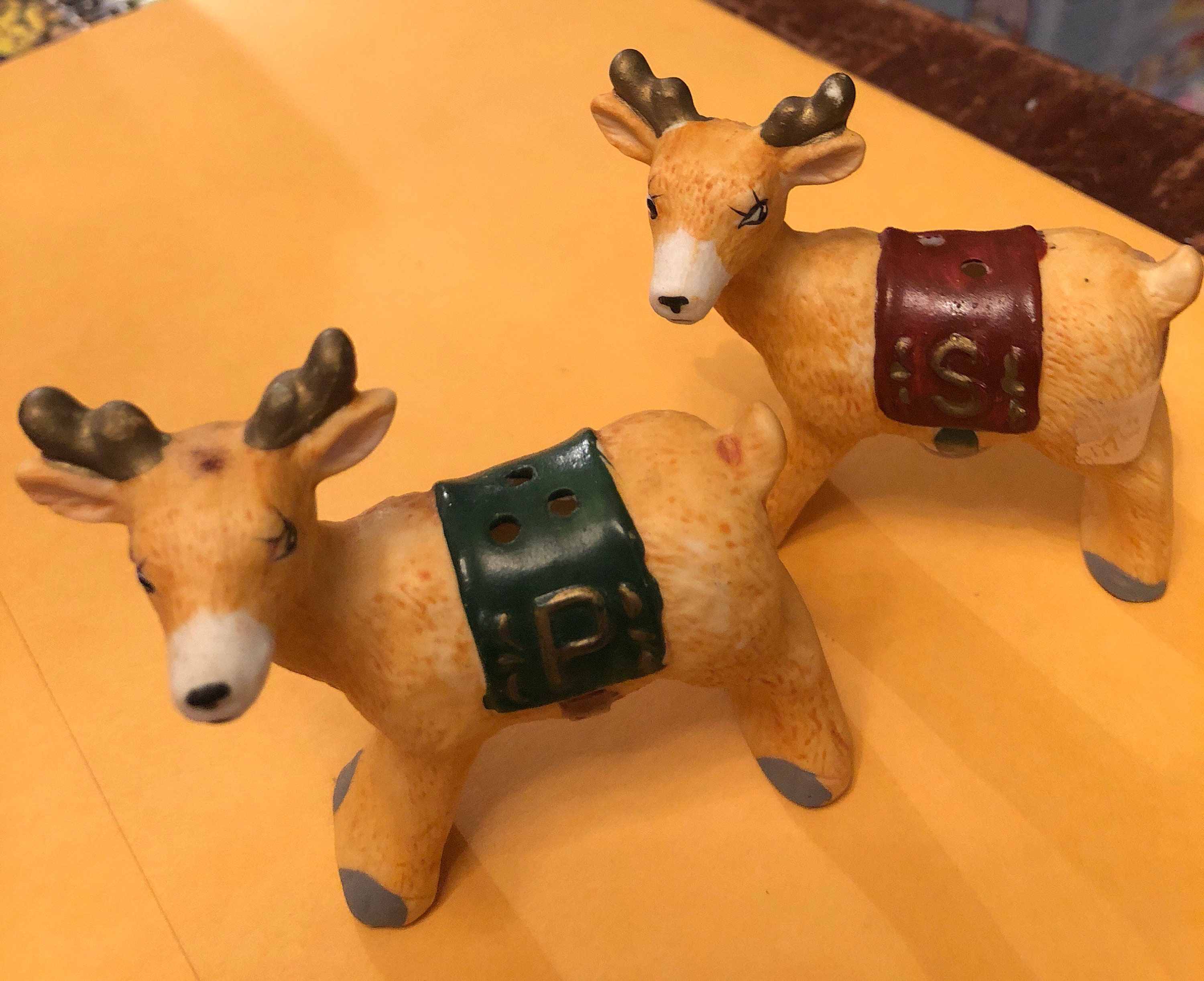 Robert Stanley Home Collection Deer Salt and Pepper Shaker New Winter  Christmas