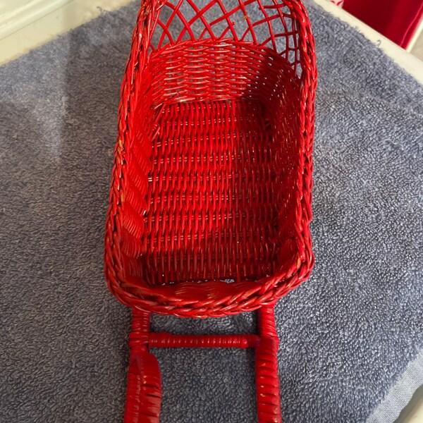 Wicker Sleigh Etsy