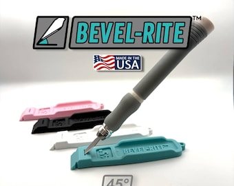 45 Degree Hobby Knife Angle Guide, Precision Crafting & Cutting Template, Upgraded Scrapbooking Tool, Blade Holder Gift