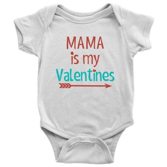 mommy is my valentine onesie
