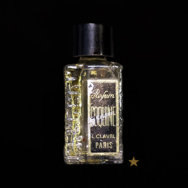 Rare miniature ancienne de parfum "Coquine" de L Clavel