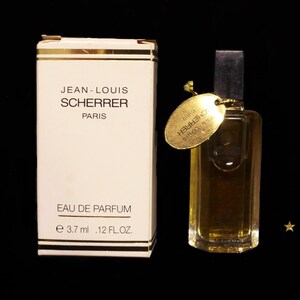 Vintage Jean Louis Scherrer Eau De Parfum EDP Mini Travel Perfume 3.7ml 1/8  oz