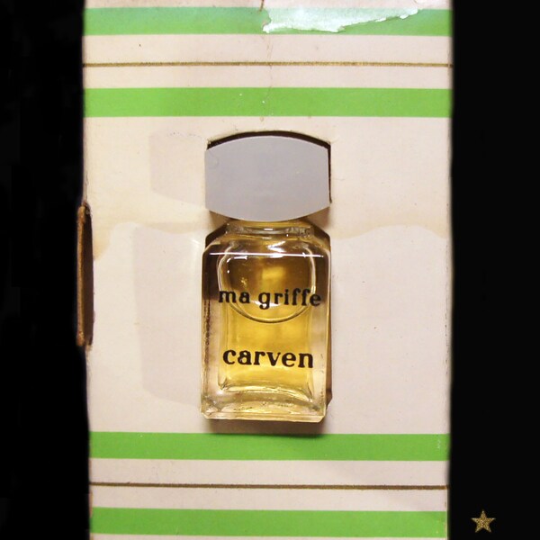 Miniature vintage de parfum Ma Griffe de Carven parfum de toilette