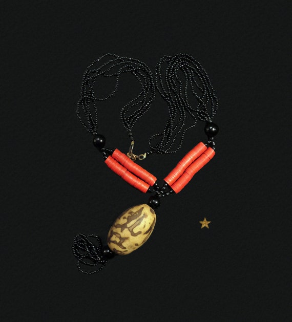 Collier Long Ancien - Bijou Neuf Jamais Porté, Vendu Sans Emballage D'origine