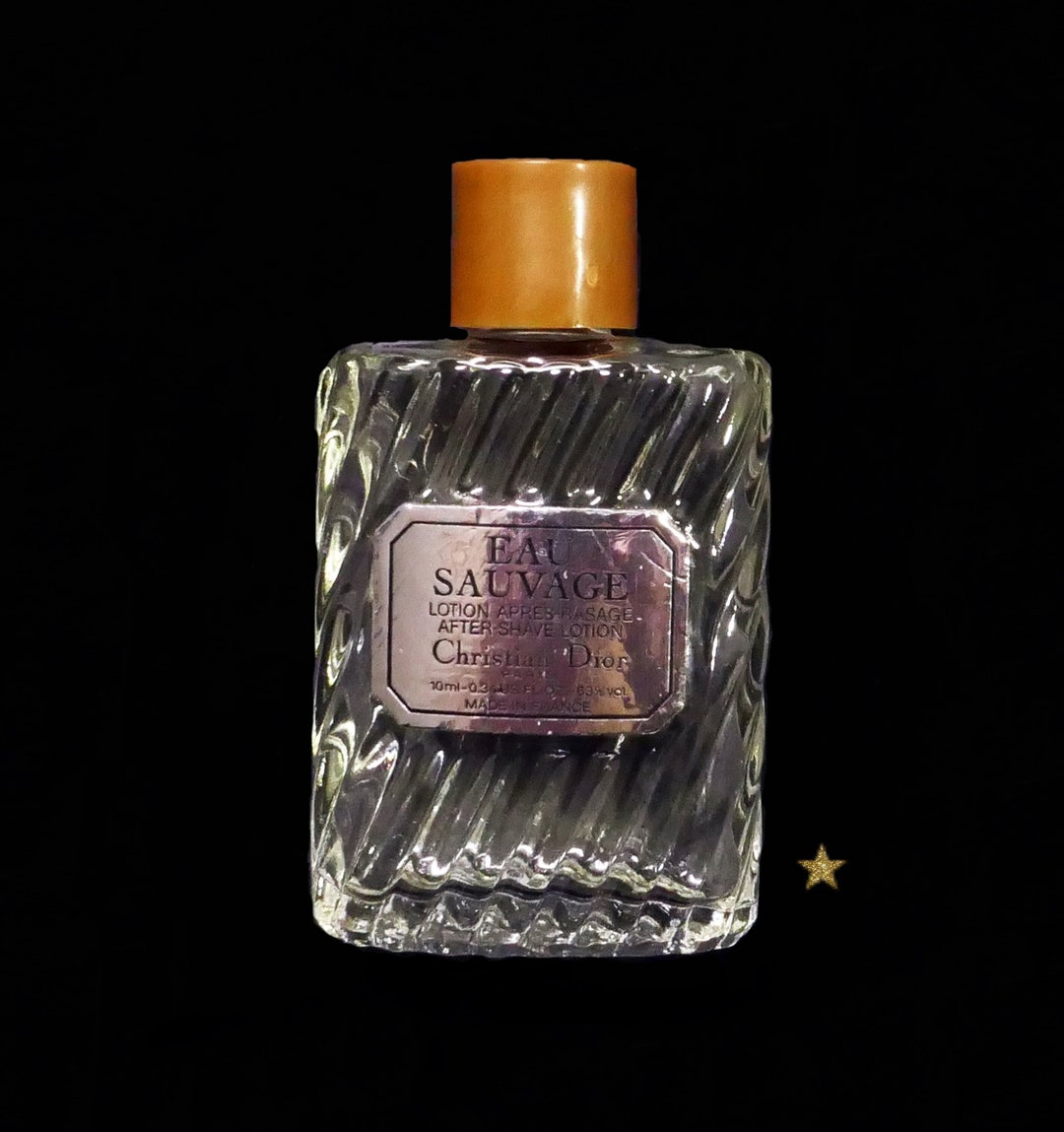 Christian Dior After Shave Eau Sauvage Perfume Miniature Etsy