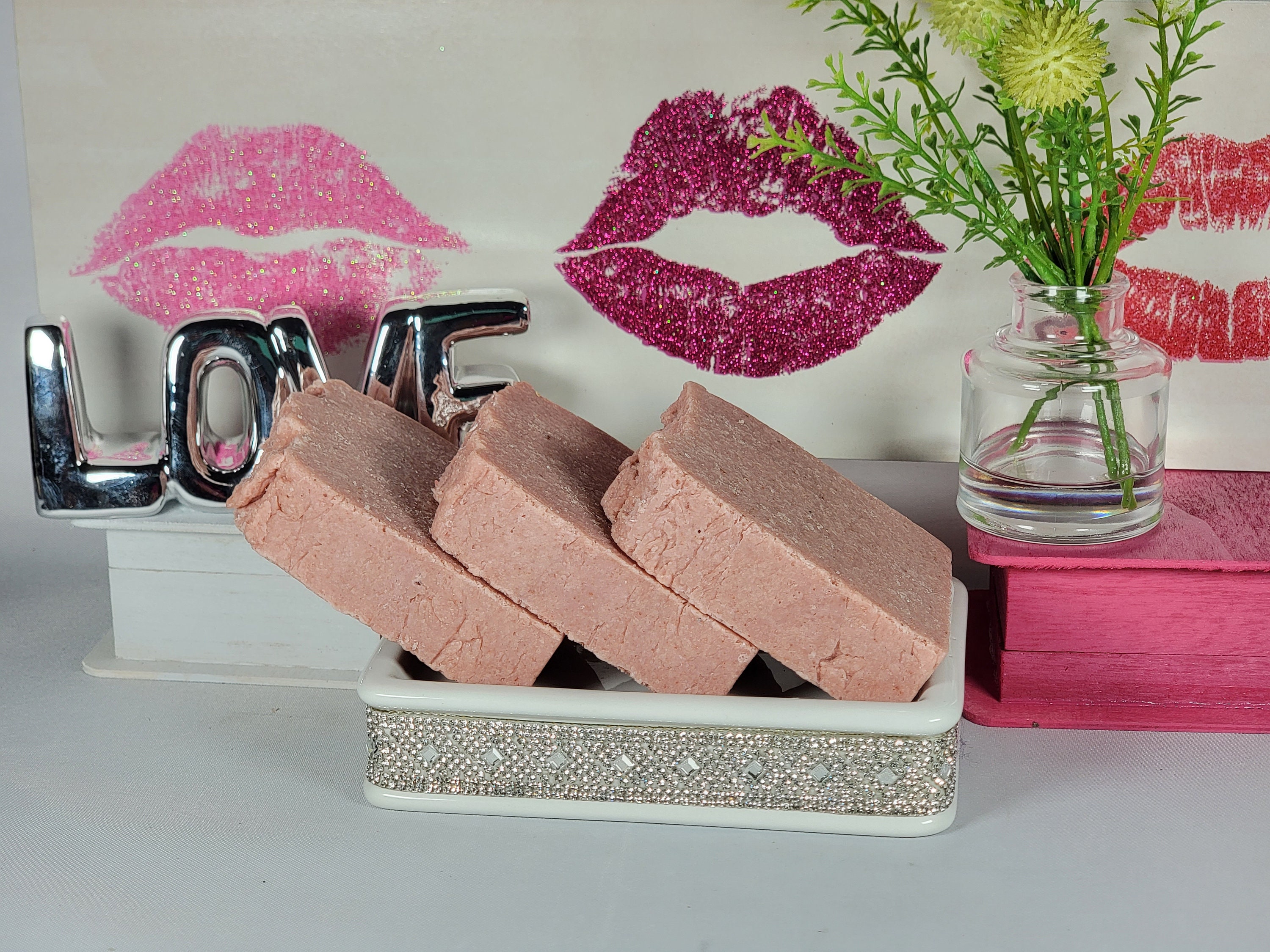 Himalayan Pink Sea Salt Soap - Etsy