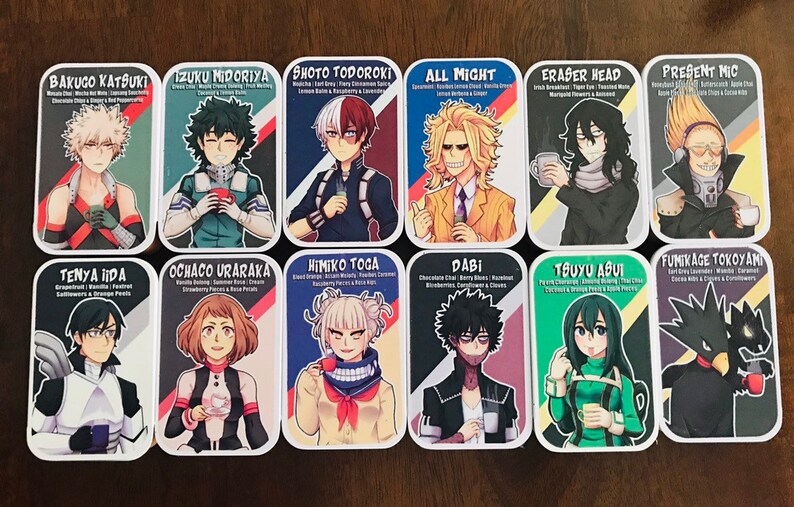 My Hero Academia Loose Leaf Tea in Tins | Etsy