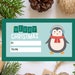 Penguin Christmas Tag Set Printable Christmas Tags Christmas - Etsy