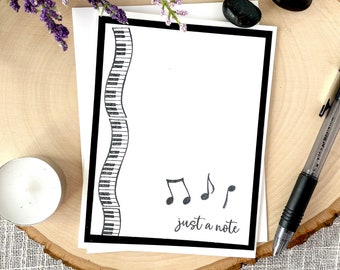 Music Thank You Card Set, Handmade Thank You Cards, Gifts for Orchestra Teachers, Music Teacher Thank You, Teacher Cards, Stampin' UP Cards