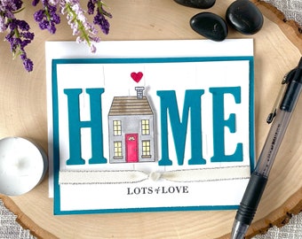 Handmade Housewarming Card, New Home Card, Housewarming Gifts, Stampin’ Up Cards, New Home Greeting Cards, Happy New Home Card, Moving Cards