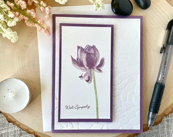 Handmade Sympathy Card, Get Well Card, Cards for Grief, Thinking of You Cards, Cards for Mourning, Loss of Loved One, Stampin' UP Cards