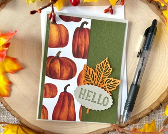 Fall Greeting Card Kit, DIY Fall Birthday Cards, Card Crafting Kit, Make Your Own Cards, DIY Fall Birthday Cards, Thanksgiving Card Kit