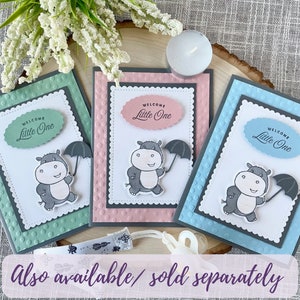 Gender Neutral Baby Shower Card, Panda Baby Shower Card, Unisex Baby Shower Gift, New Parent Gift, Baby Panda Gifts, Stampin' UP Cards image 8