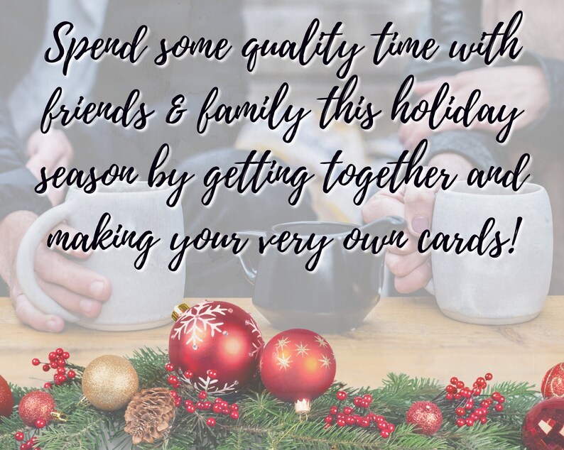 Christmas Card Kit, DIY Santa Card Kit, Santa Clause Card Set, Card Crafting Kit, Make Your Own Cards, DIY Christmas Cards, Holiday Card Kit image 7