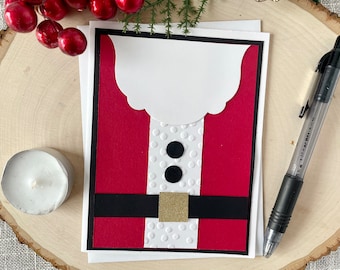 Christmas Card Kit, DIY Santa Card Kit, Santa Clause Card Set, Card Crafting Kit, Make Your Own Cards, DIY Christmas Cards, Holiday Card Kit