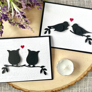 DIY Love Bird Wedding Card Kit: Stampin&#39; UP Anniversary Cards