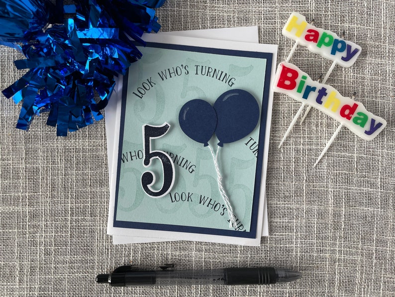 Personalized Birthday Card, Birthday Card from Grandparents, Cousin Birthday, Niece Birthday Card, Birthday Card for Son, Stampin' UP Cards image 6