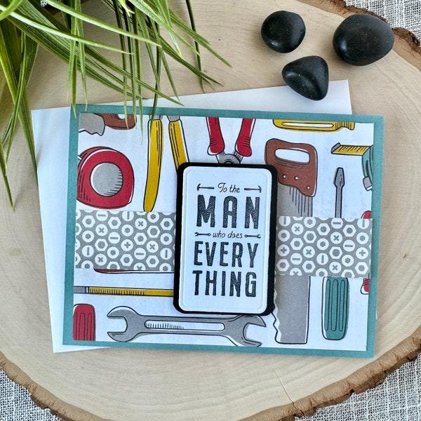 Masculine Birthday Card Kit, Father's Day Card Kit, DIY Father's Day Cards, Make Your Own Cards, Card Making Kit for Men, Stampin' UP Cards