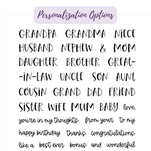 Personalized Birthday Card, Birthday Card from Grandparents, Cousin Birthday, Niece Birthday Card, Birthday Card for Son, Stampin' UP Cards image 4