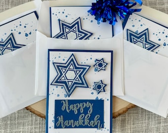 Hanukkah Card Kit, DIY Hanukkah Cards, Happy Hanukkah Cards, Hanukkah Card Making Kit, Hanukkah Gifts, Happy Hanukkah Cards, Holiday Cards