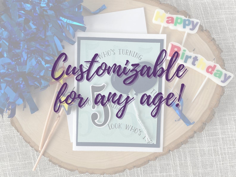 Personalized Birthday Card, Birthday Card from Grandparents, Cousin Birthday, Niece Birthday Card, Birthday Card for Son, Stampin' UP Cards image 7