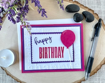 Birthday Card Kit, DIY Birthday Cards, Card Crafting Kit, Make Your Own Cards, Balloon Birthday Cards, Card Kits for Her, Stampin' UP Cards