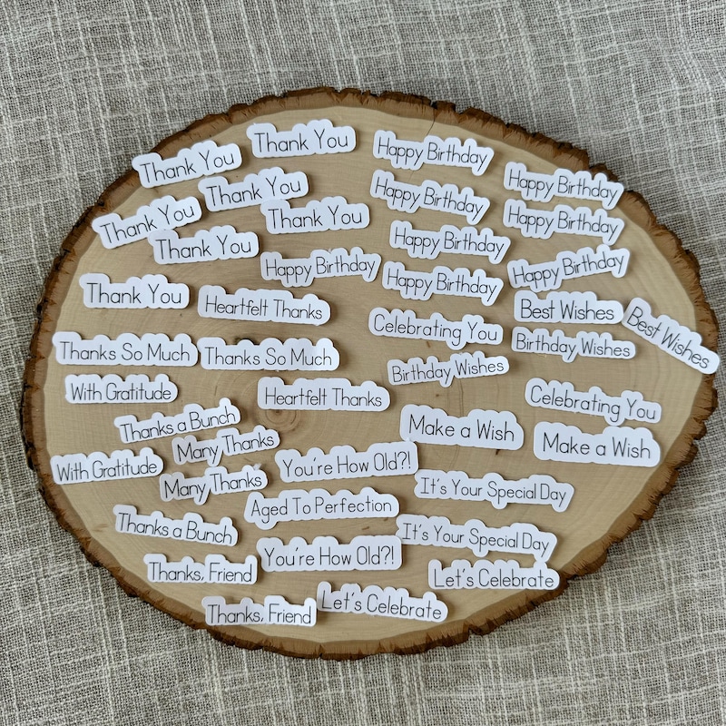 Sentiments Stamp and Die - Etsy