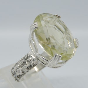 Amazing Quartz Solitaire Ring