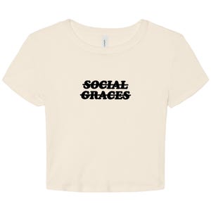Social Graces Baby Tee - Women's 90's Country Crop Top