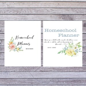 Homeschool Planner, printable, custom, Christian, large family, planner
