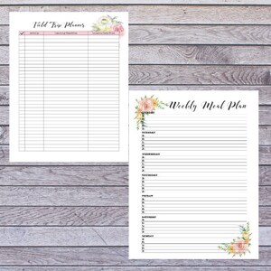 Homeschool Planner, Printable, Custom, Christian, Large Family, Planner ...