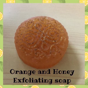 Orange and Honey Exfoliating Soap