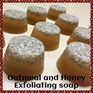 Oatmeal & Honey Soap / Oatmeal and honey soap.