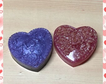 Heart Soap. Special Soaps of your choice. For Valentine's Day or Mother's Day. Dimensional soap. Valentine's soap. Love soap. Flower soap.