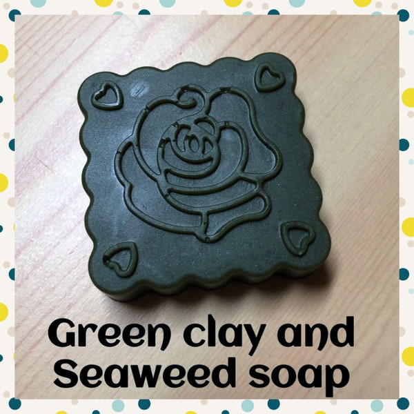 Green Clay and Seaweed Soap