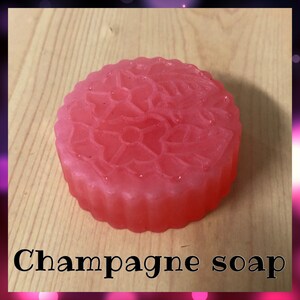 Champagne soap