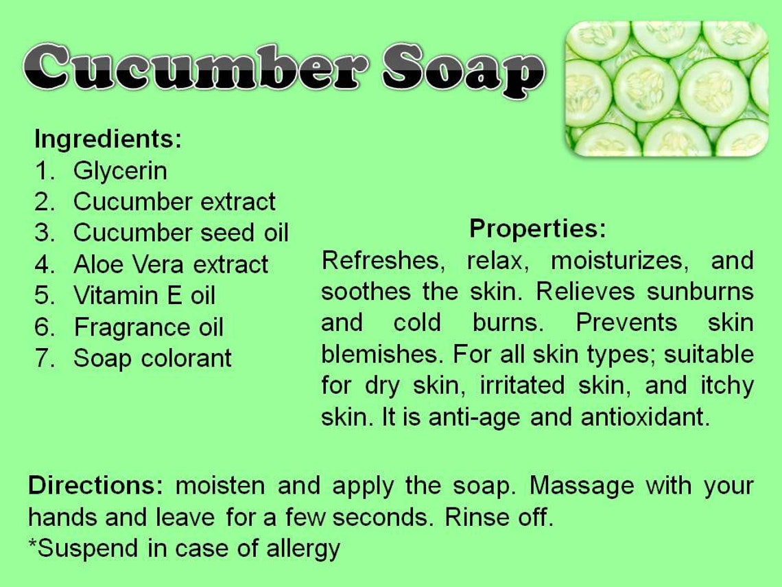 Cucumber soap Antiage. Refreshes the skin. Relieves Etsy