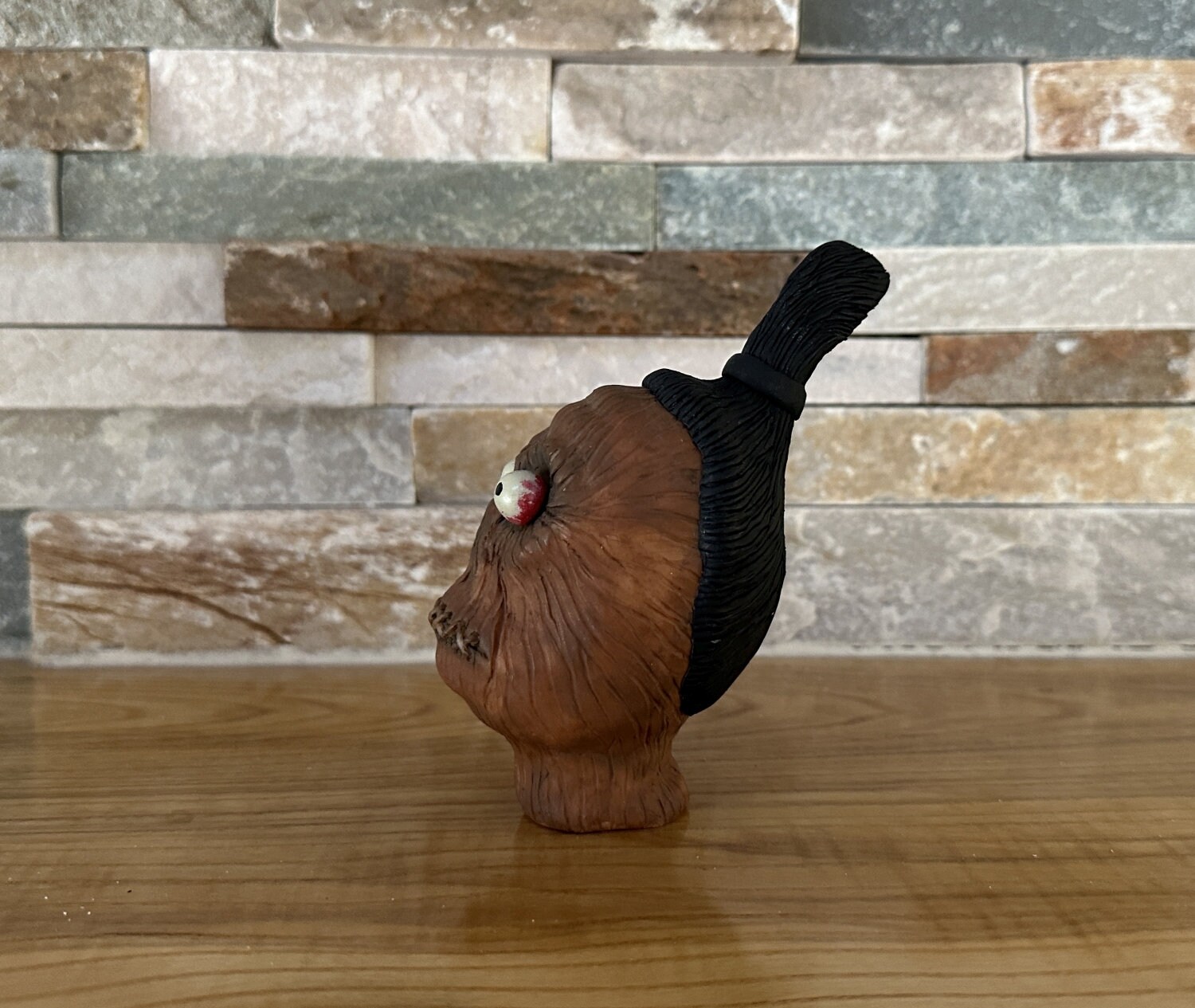 Beetlejuice Shrunken Head Clay Sculpture Etsy