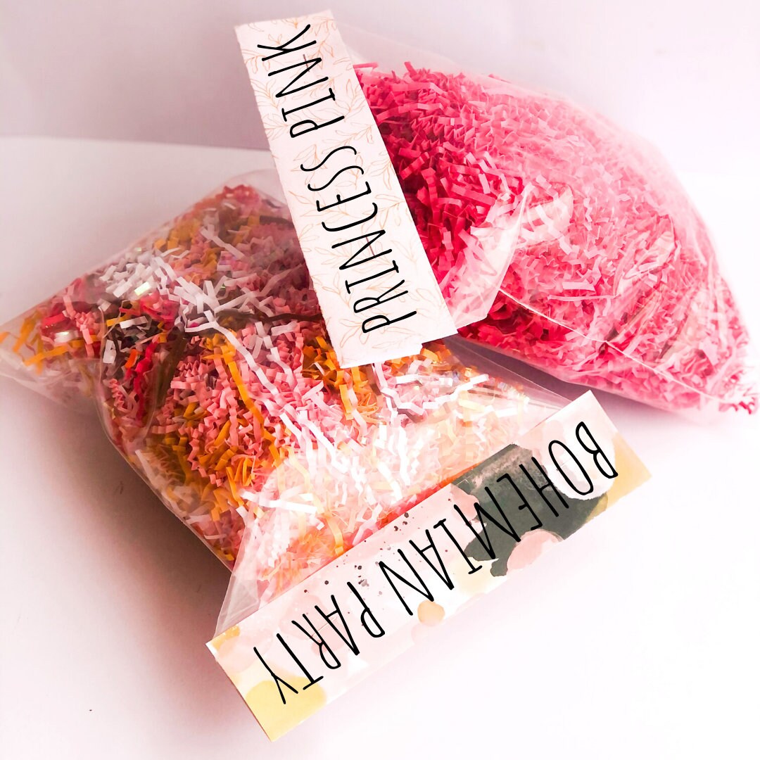 TRENDY Solid Easter Basket Filler Crinkle Paper Exclusive Etsy