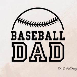 Baseball Dad deal, Baseball Mom decal, Car decal, Tumbler decal, Laptop decal, Custom decal, Gift Under 10, Free Shipping
