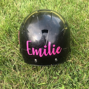 Softball Helmet Decal, Name Decal, Softball Decal, Softball Bat Decal, DIY