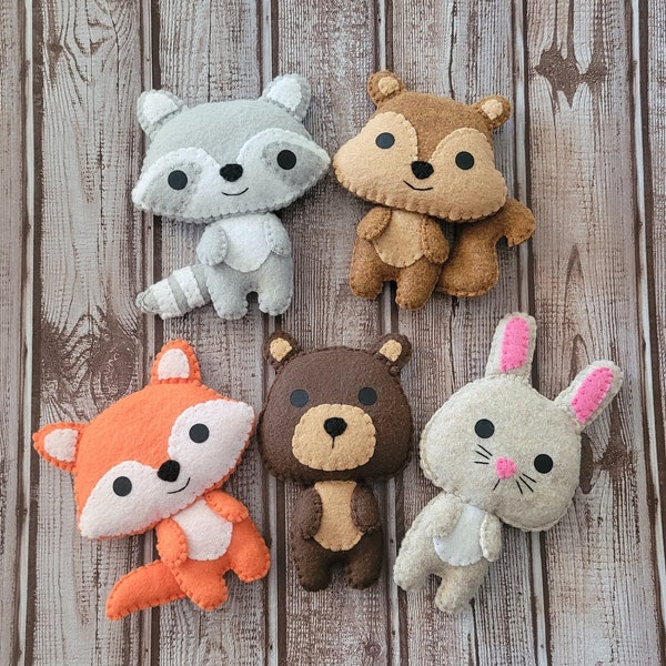 Felt Woodland Animal Set