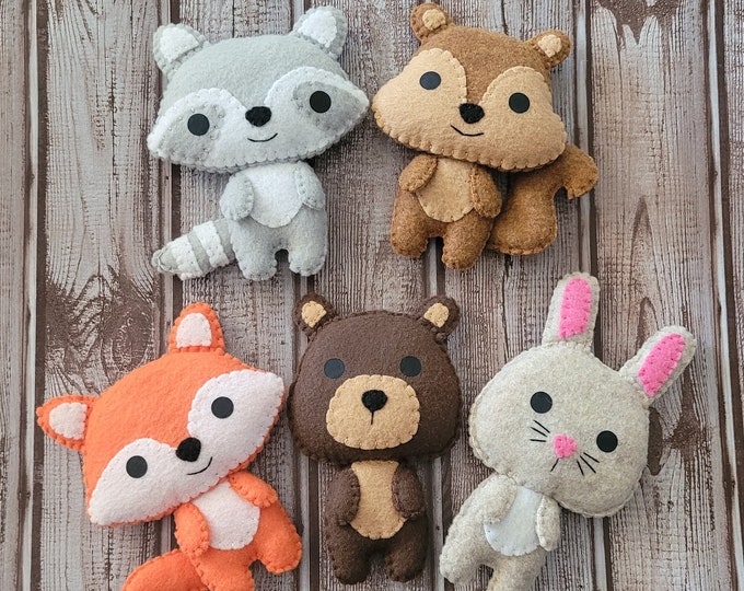 Felt Woodland Animal Set