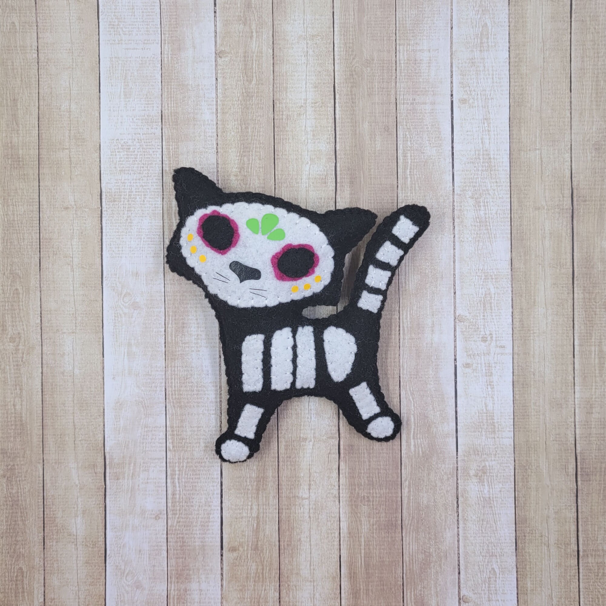 Sugar Skull Felt - Dia De Los Muertos - Sugar Skull Plush - Day of the ...